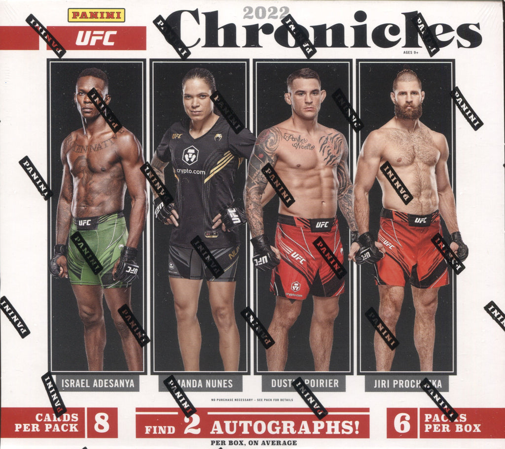 2022 Panini Chronicles UFC Hobby, Box – RbiCru7 Collectibles