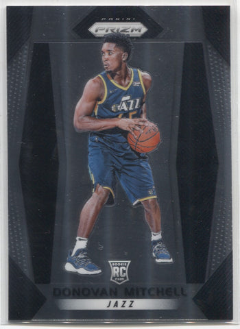 2017-18 Donovan Mitchell Panini Prizm ROOKIE RC #117 Utah Jazz 1