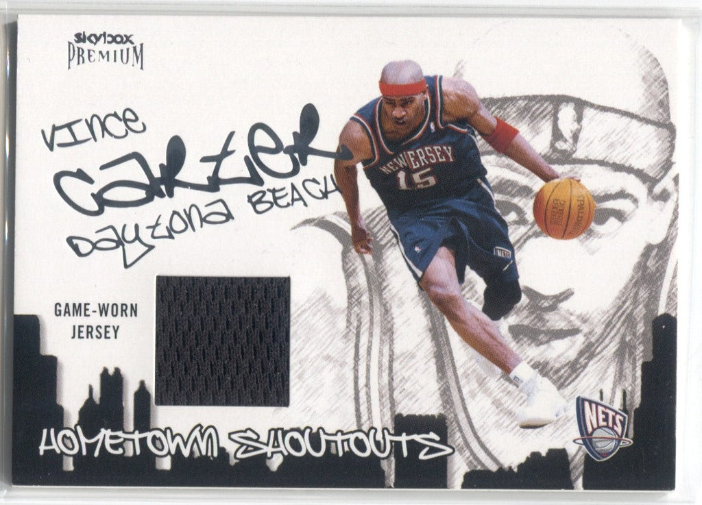 2004-05 Vince Carter Skybox Premium HOMETOWN SHOUTOUTS JERSEY