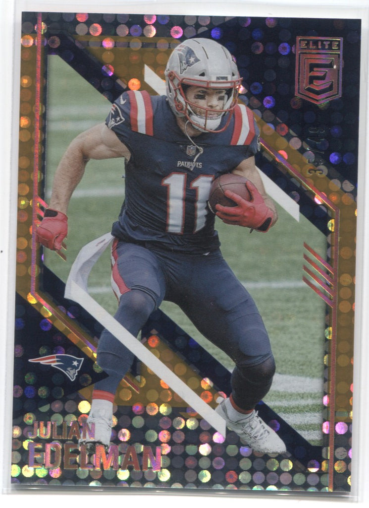 2021 Julian Edelman Donruss Elite ORANGE 35/49 #23 New England Patriot –  RbiCru7 Collectibles