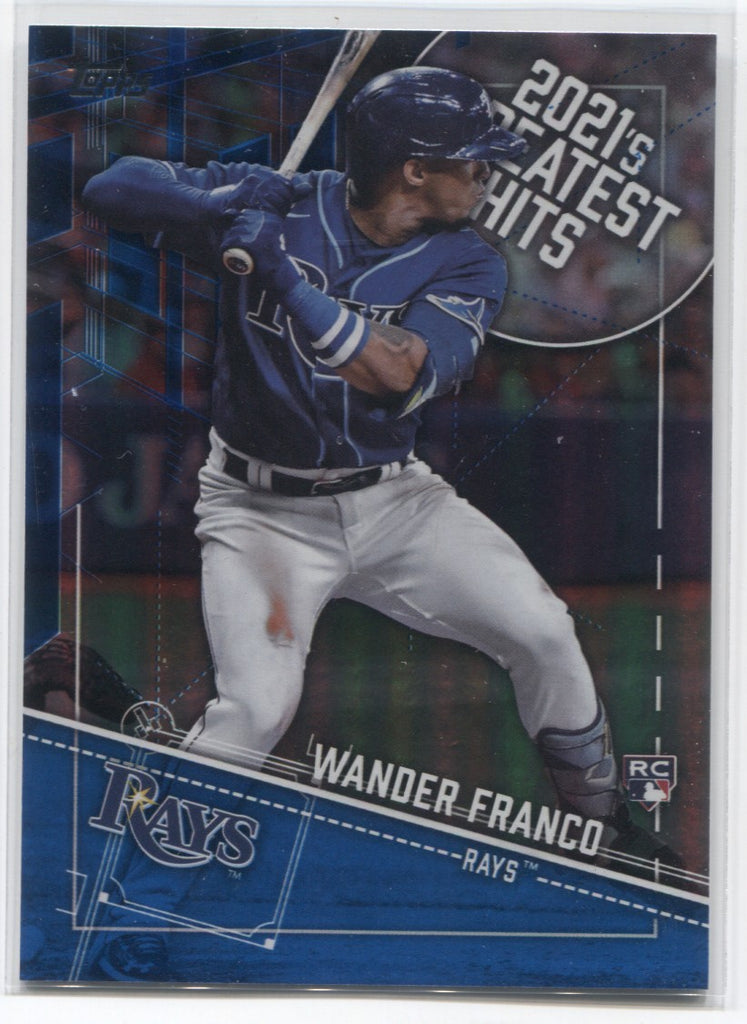 2022 Wander Franco Topps 2021'S GREATEST HITS RAINBOW FOIL ROOKIE RC #21GH5  Tampa Bay Rays