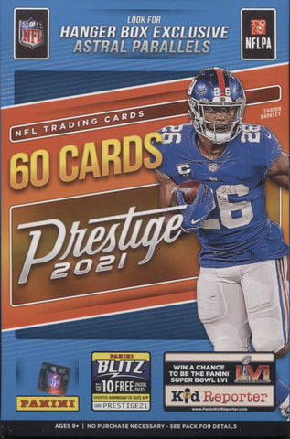 2022 PANINI PRESTIGE FOOTBALL FAT PACK BOX Panini