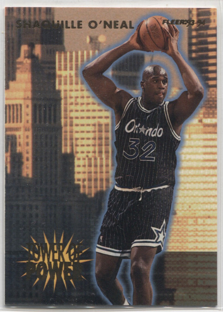 1993 94 Shaquille O Neal Fleer Tower Of Power Orlando Magic Shaq 21 Rbicru7 Sports