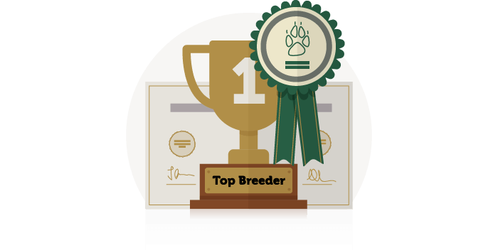 Top breeder trophy graphic