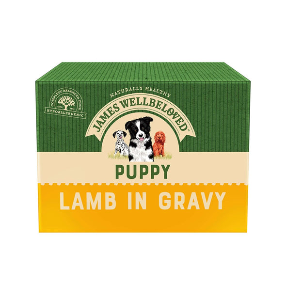 Puppy / Junior Lamb in Gravy Wet Dog Food Pouches