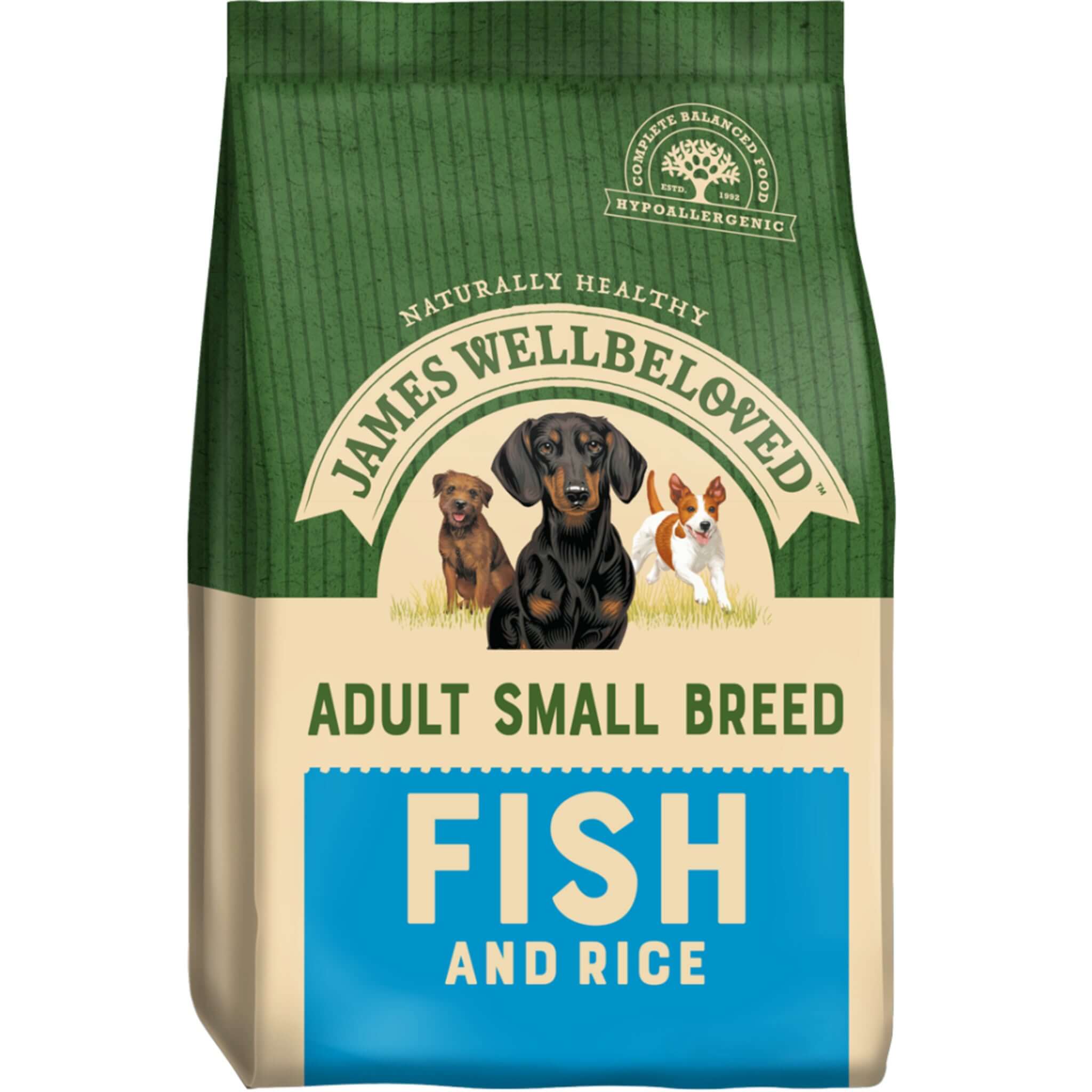 Adult Small Breed Fish \u0026 Rice Dry Dog 