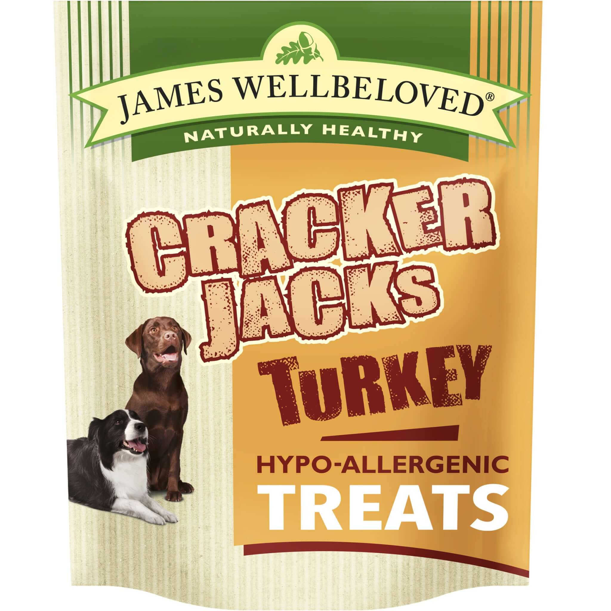 Photos - Dog Food James Wellbeloved Crackerjacks Dog Treats Turkey & Rice - 6 Pack 