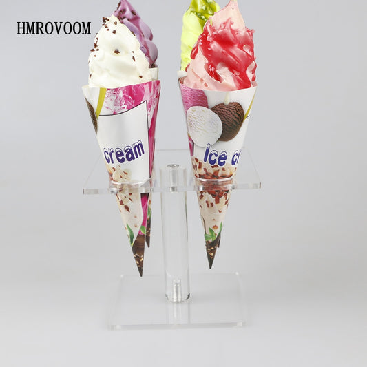 Hmrovoom Hole Acrylic Ice Cream Rack Acrylic Cone Holder Fast Delivery On Each Orders Click