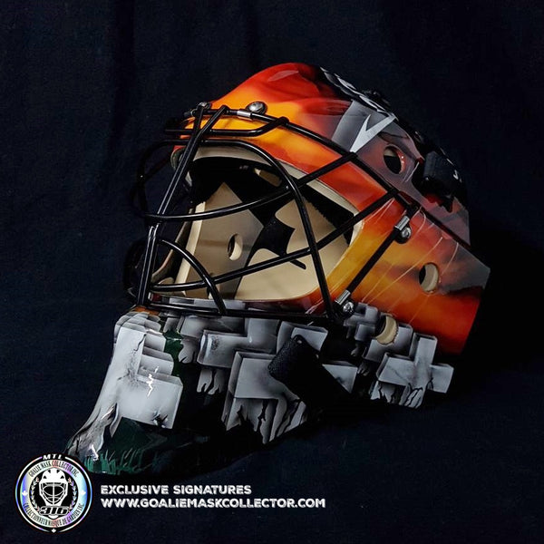 Anti-Venom goalie mask(Carter Hart). Links to his previous Venom and  Carnage masks in the comments. : r/thevenomsite