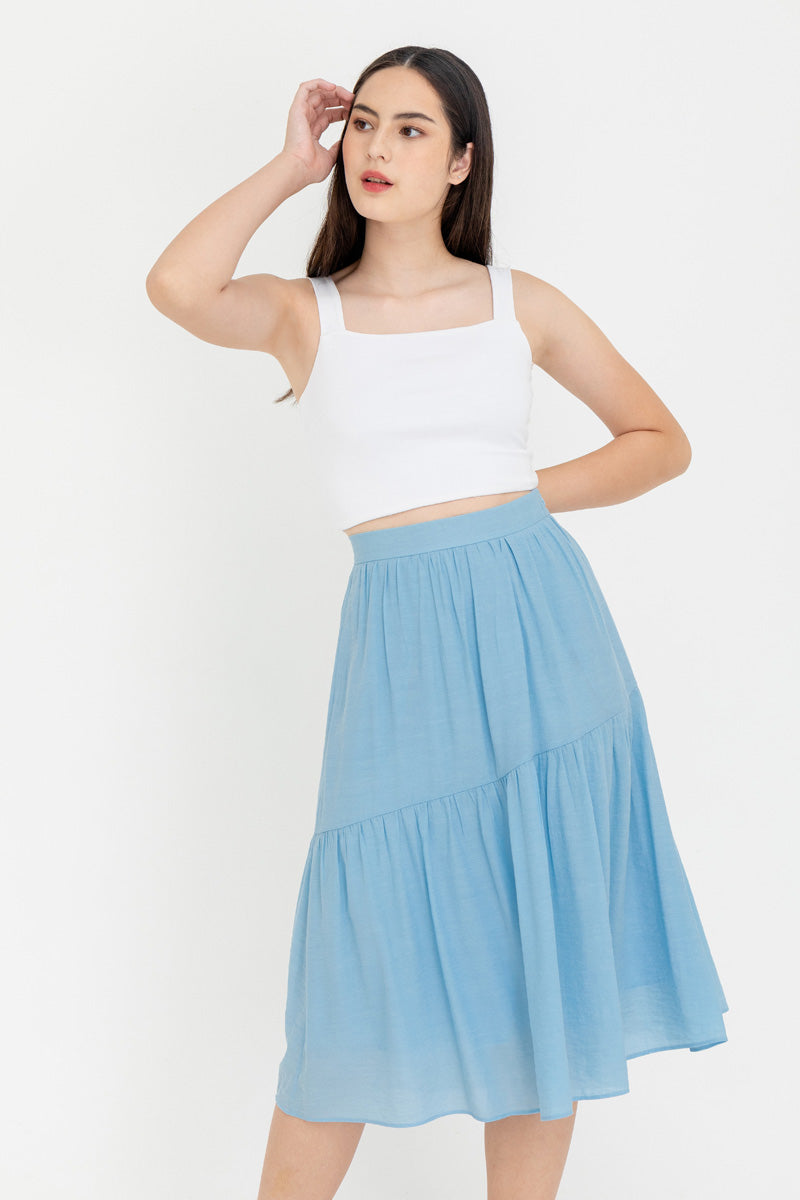 high waisted midi skirt 40