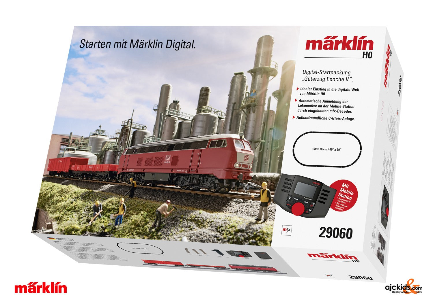 Marklin 29060 Start up Freight Train Digital Starter Set Ajckids