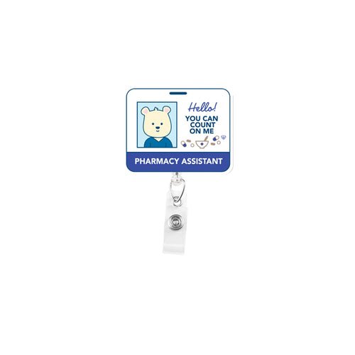 Pharmacy Technician Badge Reel – Jessica Ku Design