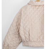 K-Lo Ivory Quilted Jacket