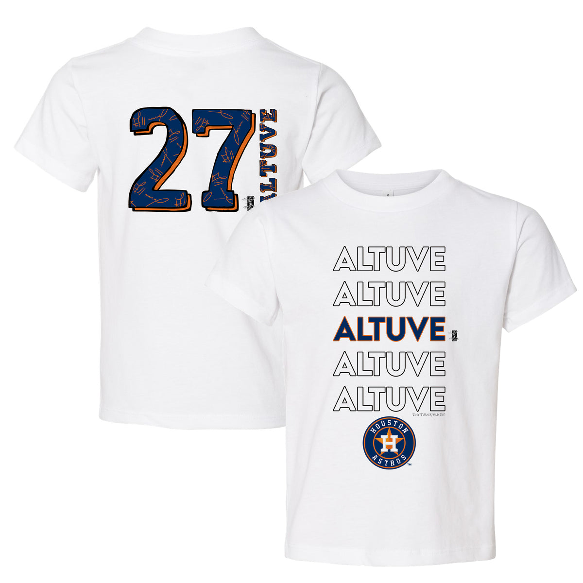Lids Jose Altuve Houston Astros Nike Youth Name & Number T-Shirt