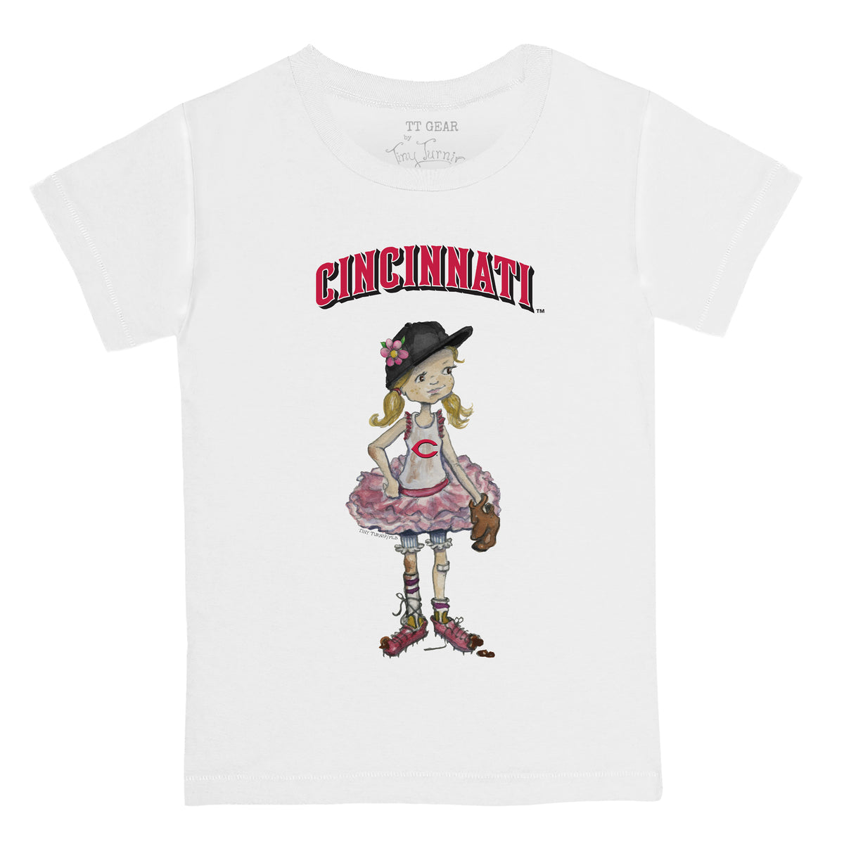 Cincinnati Reds Astronaut Tee Shirt Youth Large (10-12) / Red