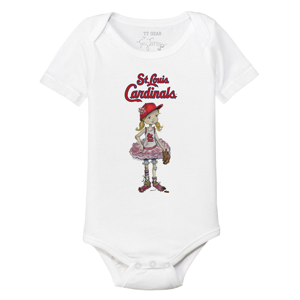 Chicago Cubs Kate the Catcher Short Sleeve Snapper