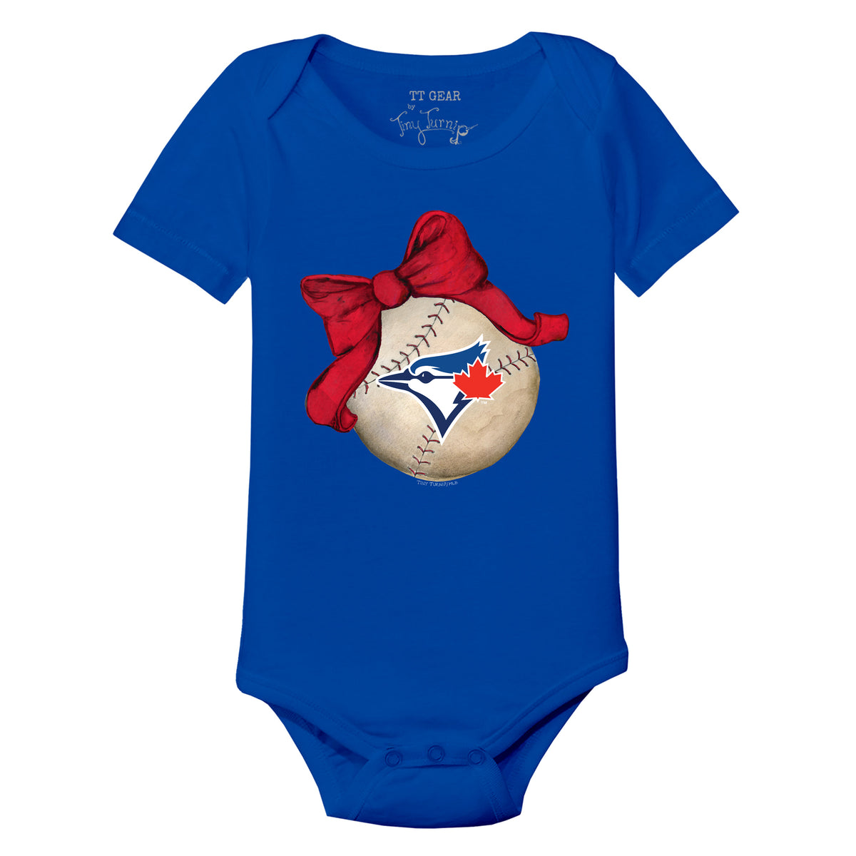 Toronto Blue Jays Baseball Pow Short Sleeve Snapper 12M / White
