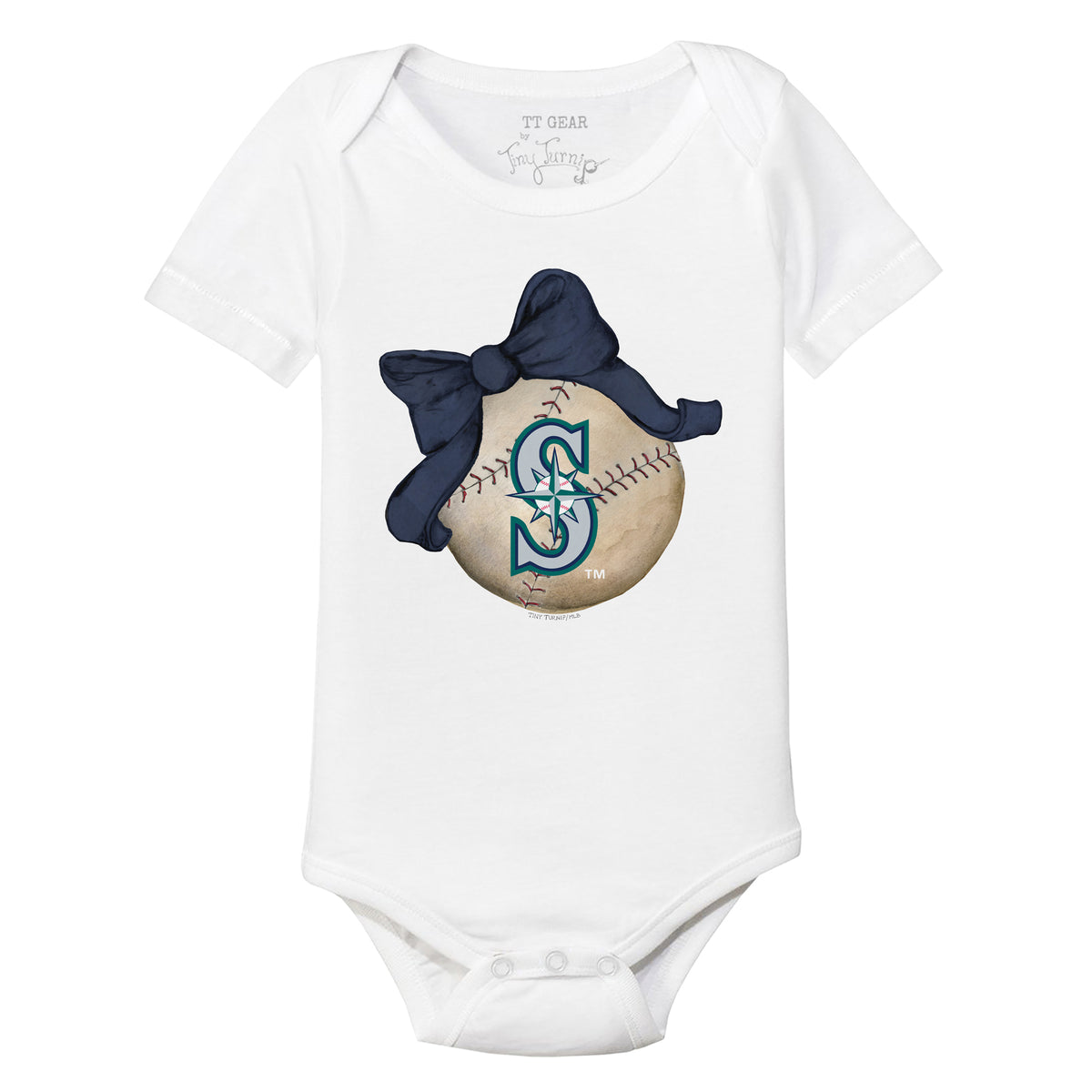 Seattle Mariners Boy Teddy Short Sleeve Snapper