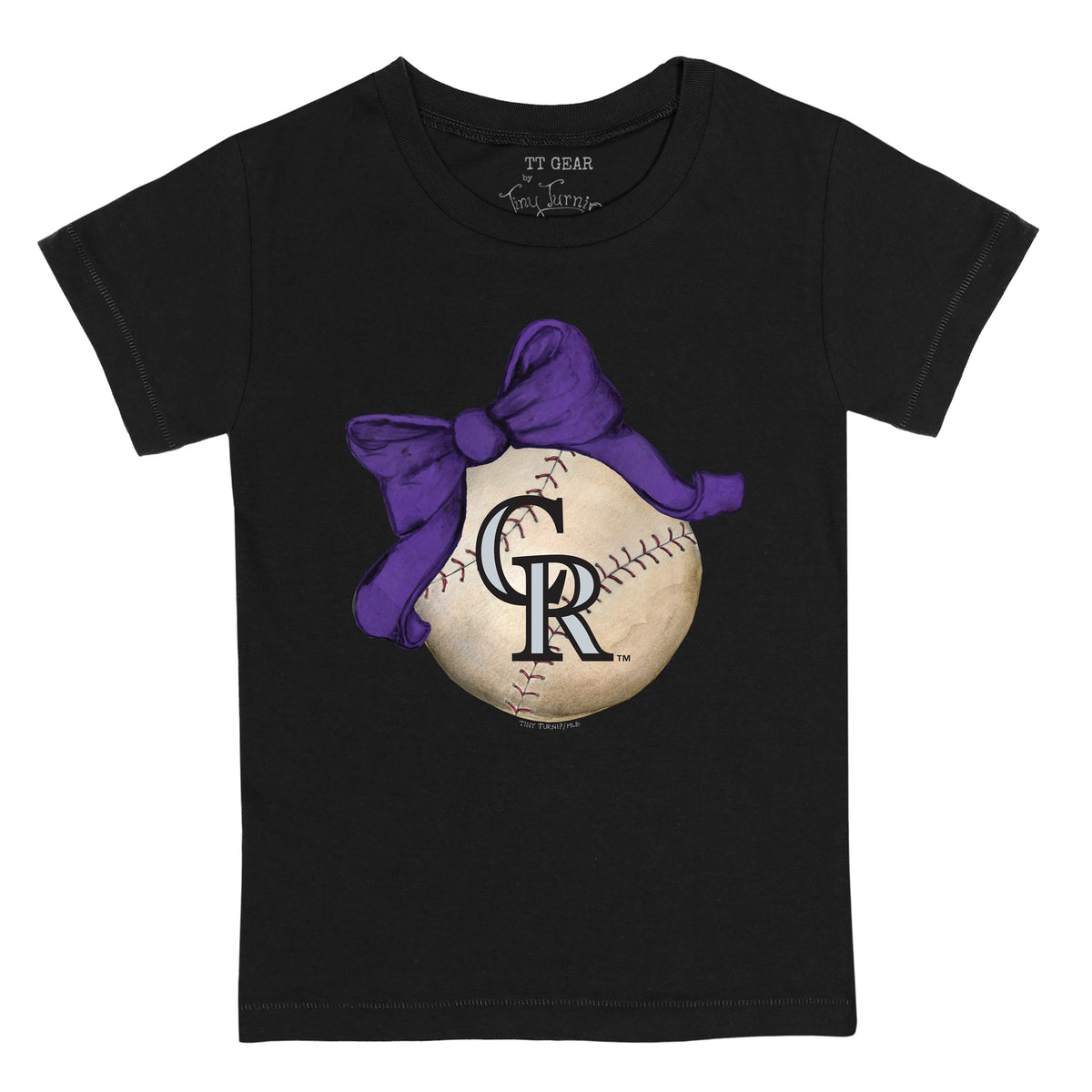 Colorado Rockies Tiny Turnip Women's Dirt Ball T-Shirt - White