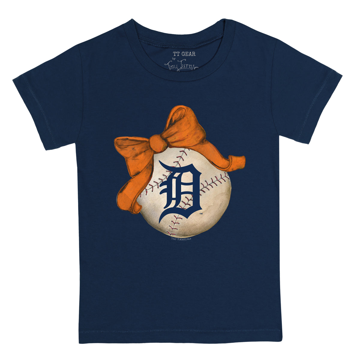 Tiny Turnip Detroit Tigers Hot Bats Tee Shirt Women's Medium / White