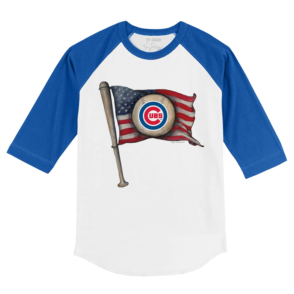 Chicago Cubs Baseball Flag Shirt