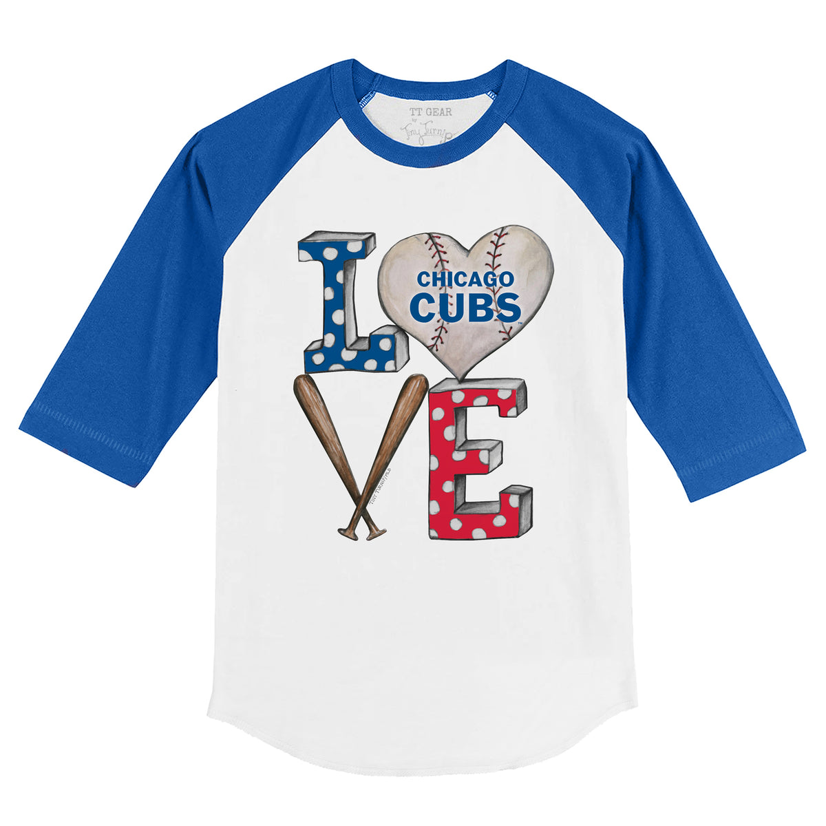 Chicago Cubs I Love Dad Tee Shirt 4T / Royal Blue