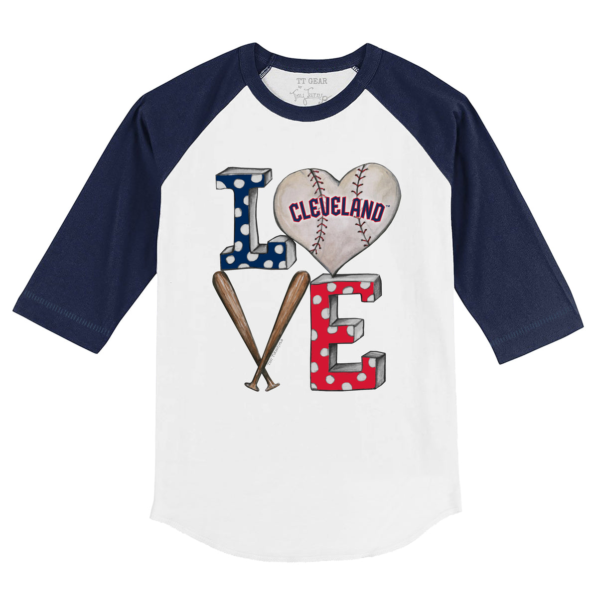 I Love Cleveland Baseball T-Shirt