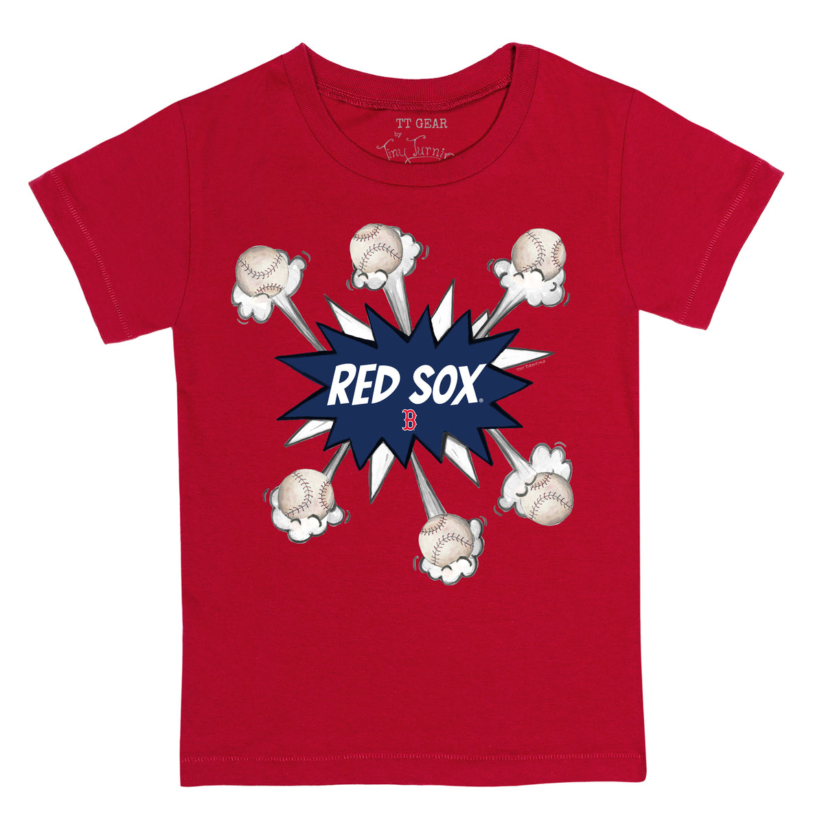 Boston Red Sox Stitched Baseball Tee Shirt