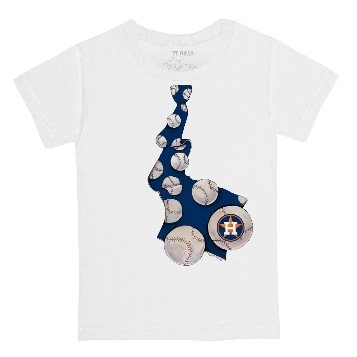 Lids Houston Astros Tiny Turnip Youth Baseball Love T-Shirt - White