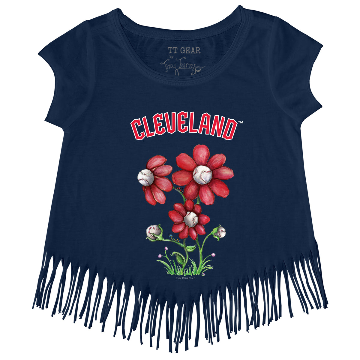 Youth Red Cleveland Guardians Logo T-Shirt 