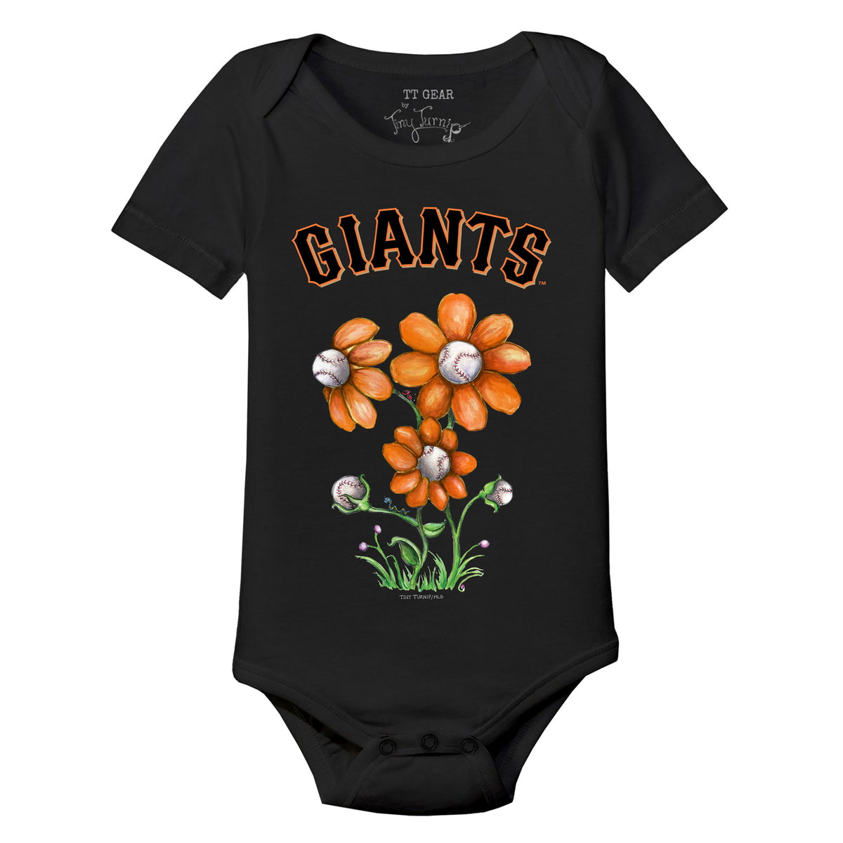 San Francisco Giants Tiny Turnip Infant Baseball Pow T-Shirt - White