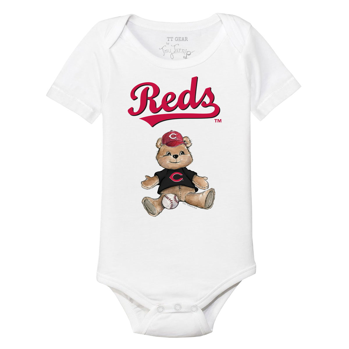 Cincinnati Reds Slugger Short Sleeve Snapper 3M / White