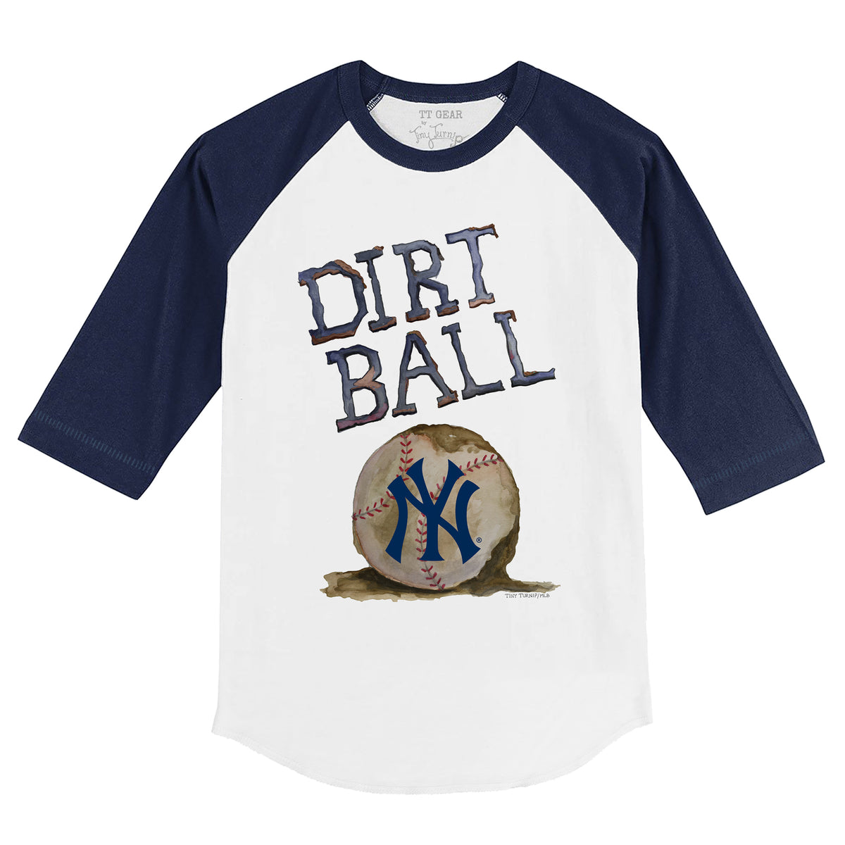 Lids Arizona Diamondbacks Tiny Turnip Toddler Baseball Bow 3/4-Sleeve  Raglan T-Shirt - White/Black