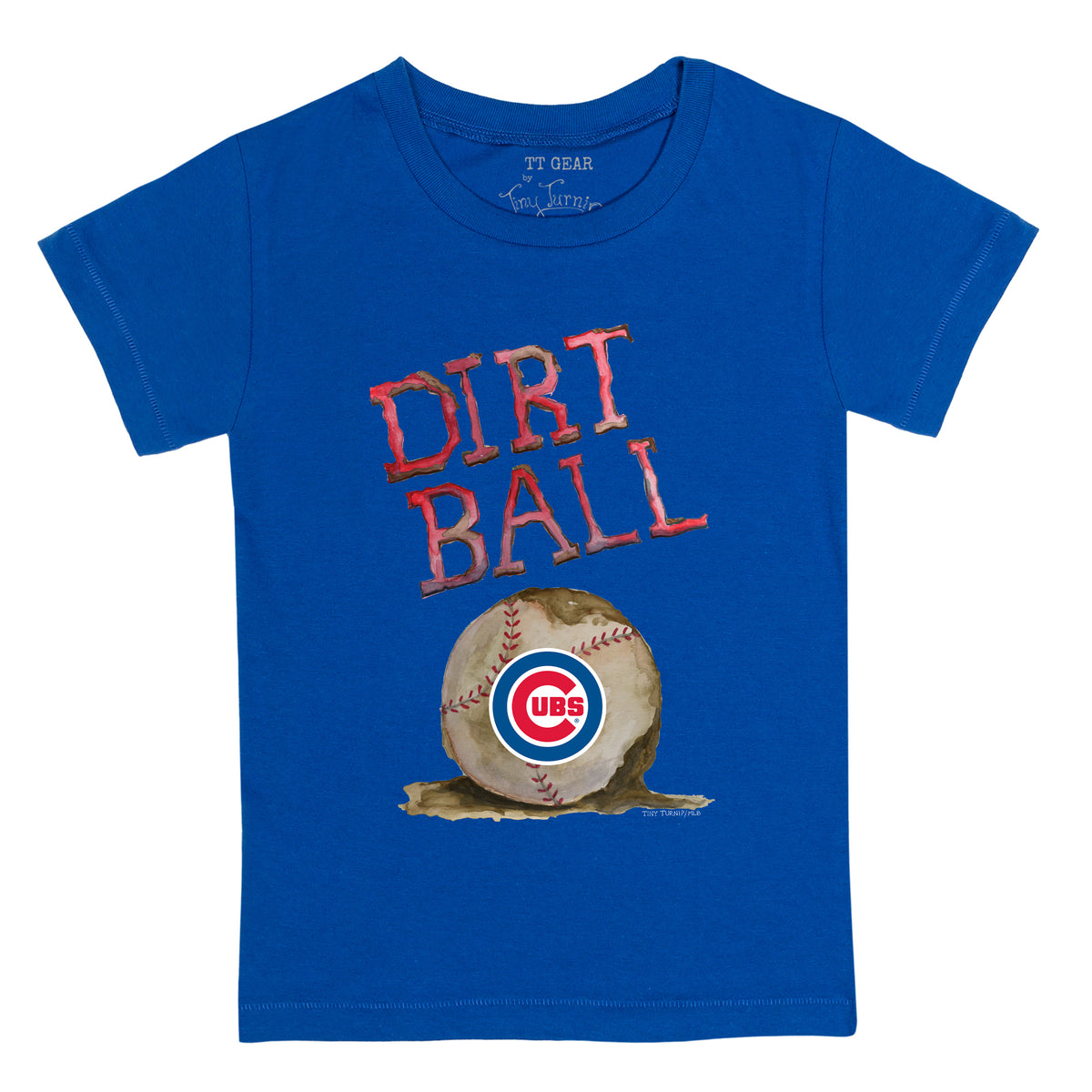 Lids Chicago Cubs Tiny Turnip Toddler Stitched Baseball 3/4-Sleeve Raglan T- Shirt - White/Royal