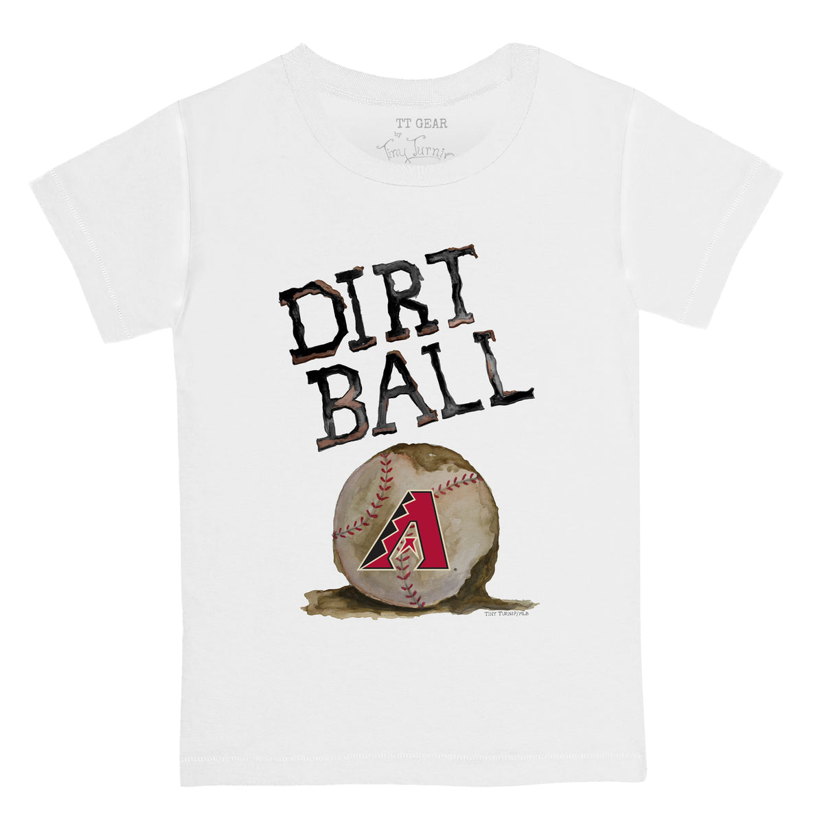 Lids Arizona Diamondbacks Tiny Turnip Women's Baseball Babes T-Shirt -  White