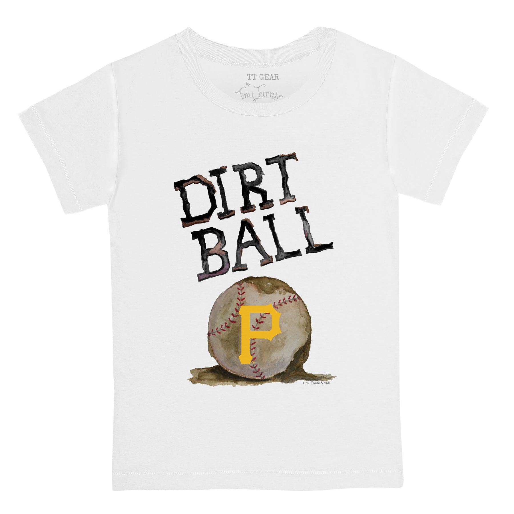 Lids Pittsburgh Pirates Tiny Turnip Toddler Baseball Bow 3/4