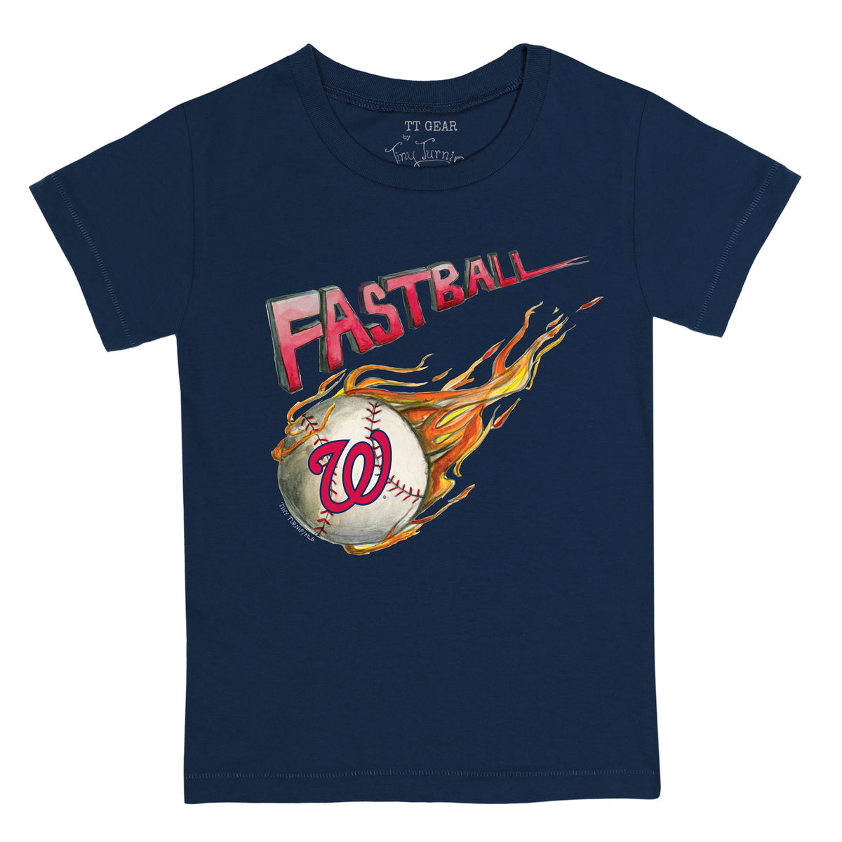 Washington Nationals Kate The Catcher Tee Shirt 6M / White