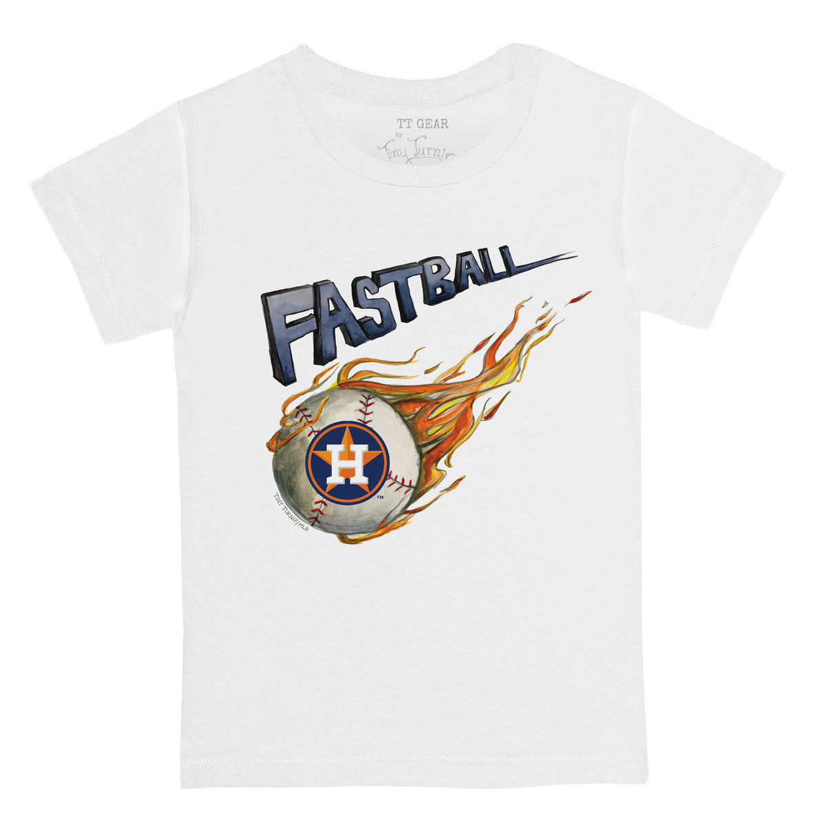 Retro Astros Fastball T-Shirt - Heather Grey XXL