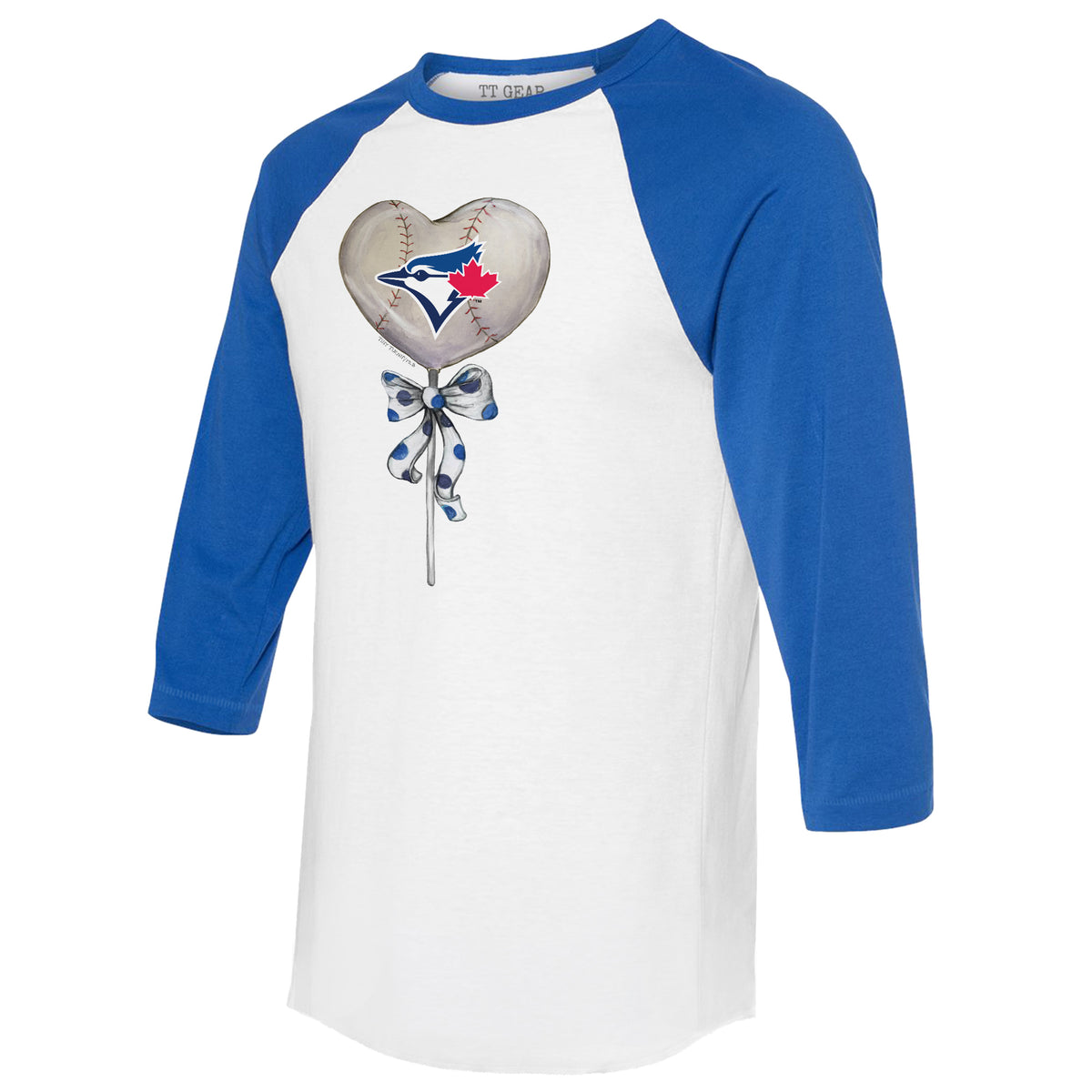 Toronto Blue Jays Heart Lolly Tee Shirt 5T / Royal Blue