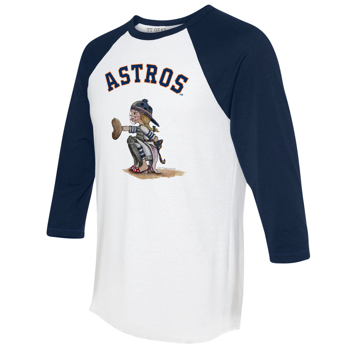 Houston Astros Boy Teddy Short Sleeve Snapper 24M / Navy Blue