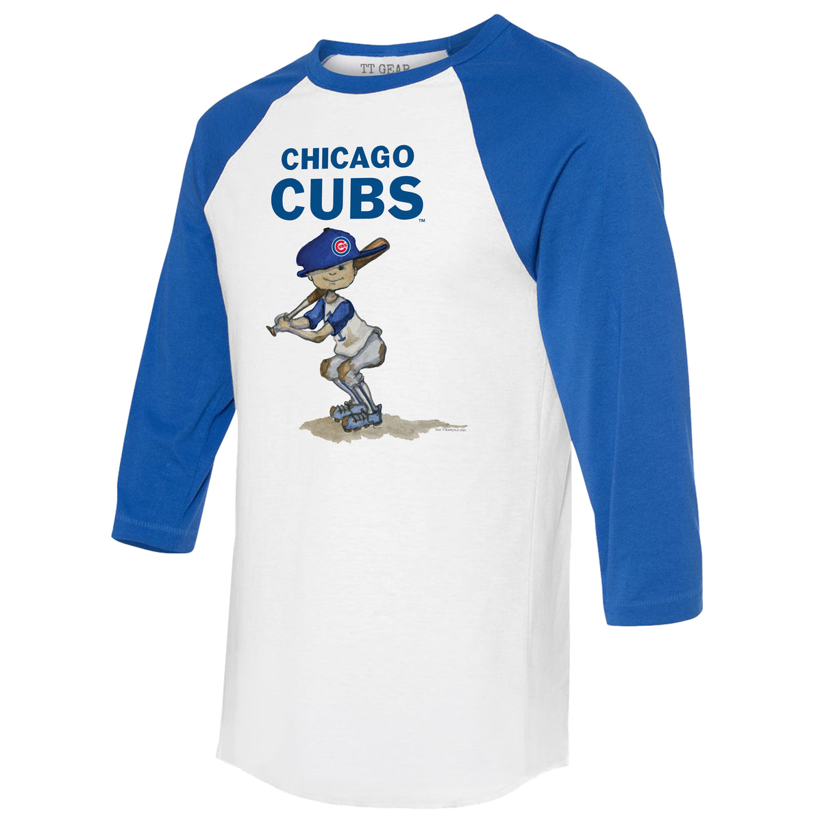 Chicago Cubs State Outline Tee Shirt 24M / Royal Blue