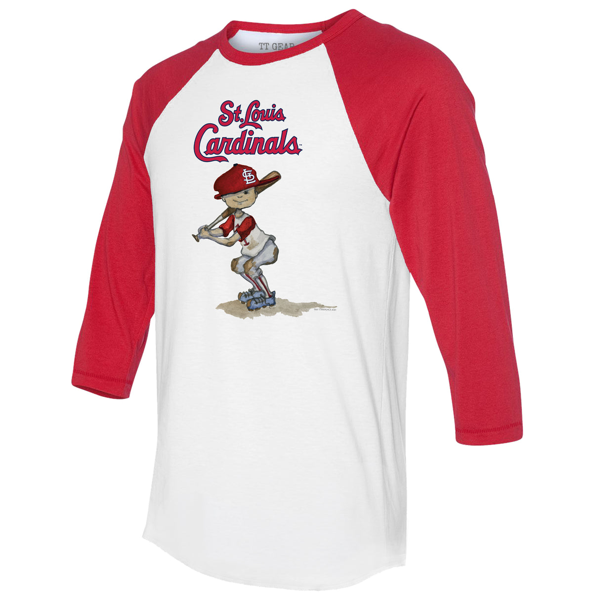 St. Louis Cardinals Spring Training 2023 3/4 Red Sleeve Raglan 18M