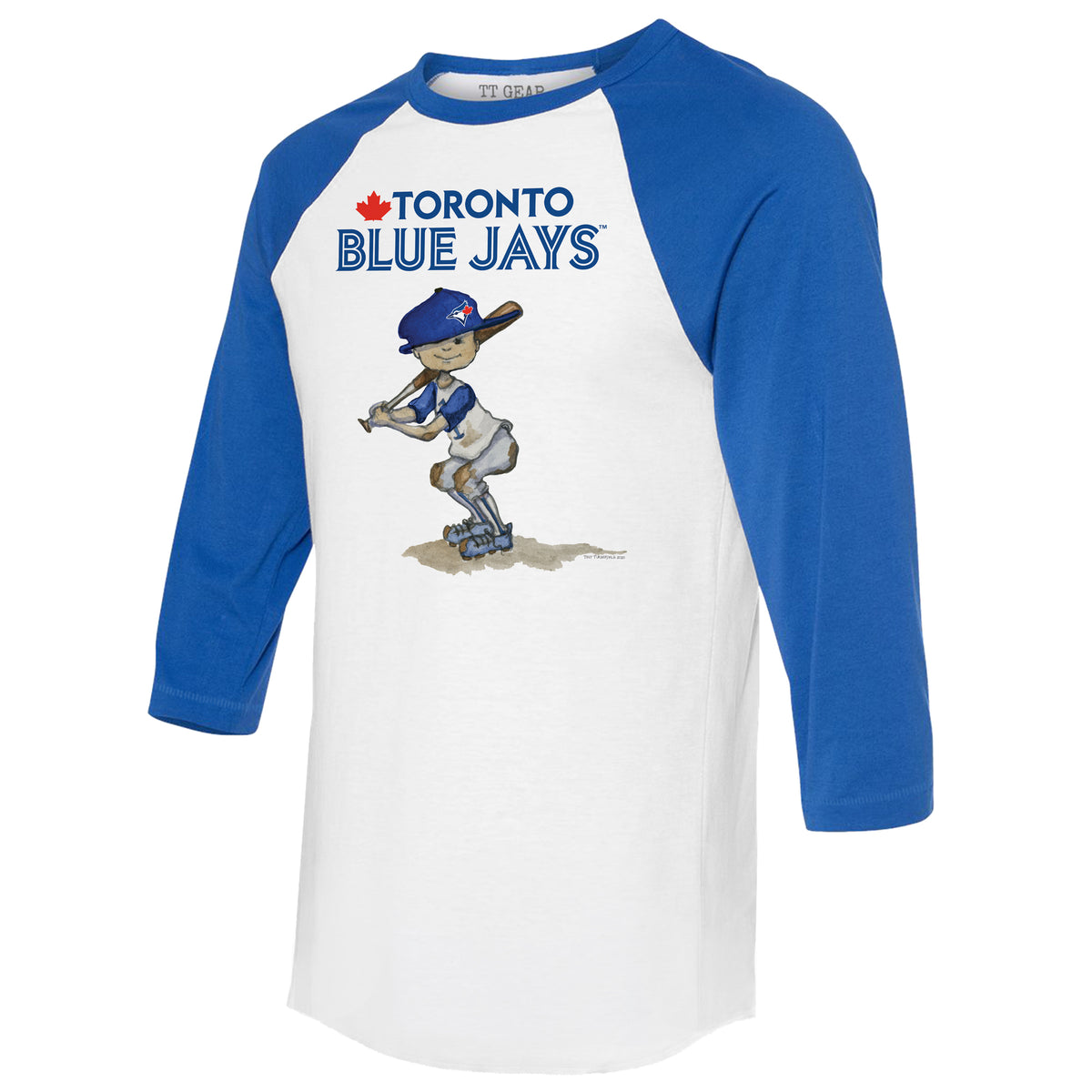 Toronto Blue Jays Youth Distressed Logo T-Shirt - Royal Size: Medium