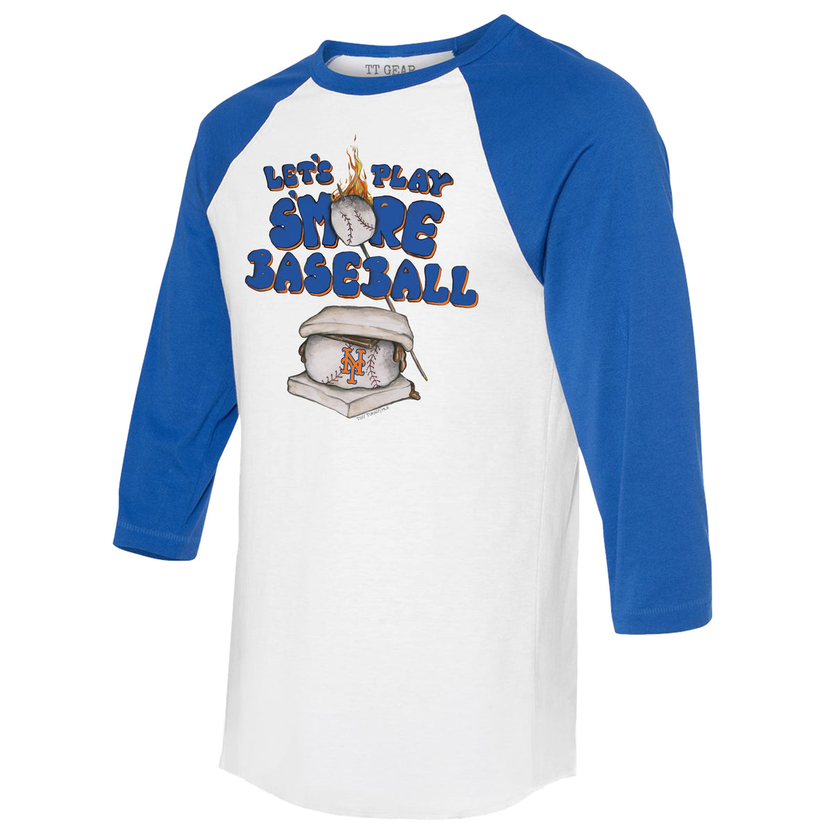 Mets Apple  3/4 Sleeve