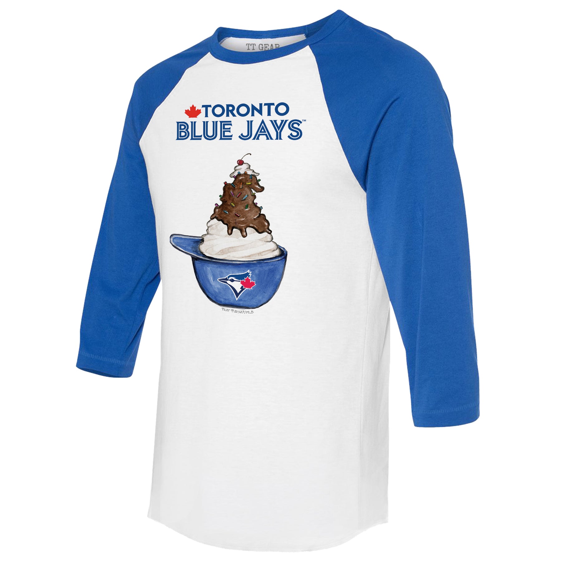 Toronto Blue Jays Sundae Helmet 3/4 Royal Blue Sleeve Raglan in 2023