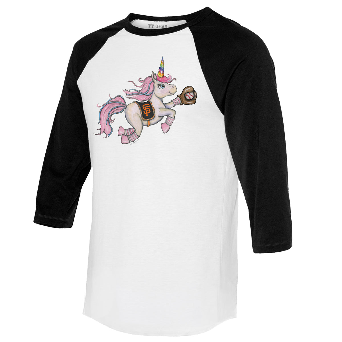 San Francisco Giants Unicorn Tee Shirt 4T / Black