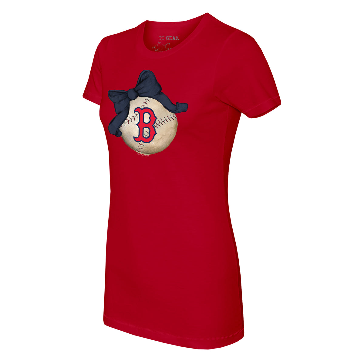 Women's Tiny Turnip White Boston Red Sox Fastball T-Shirt Size: Large