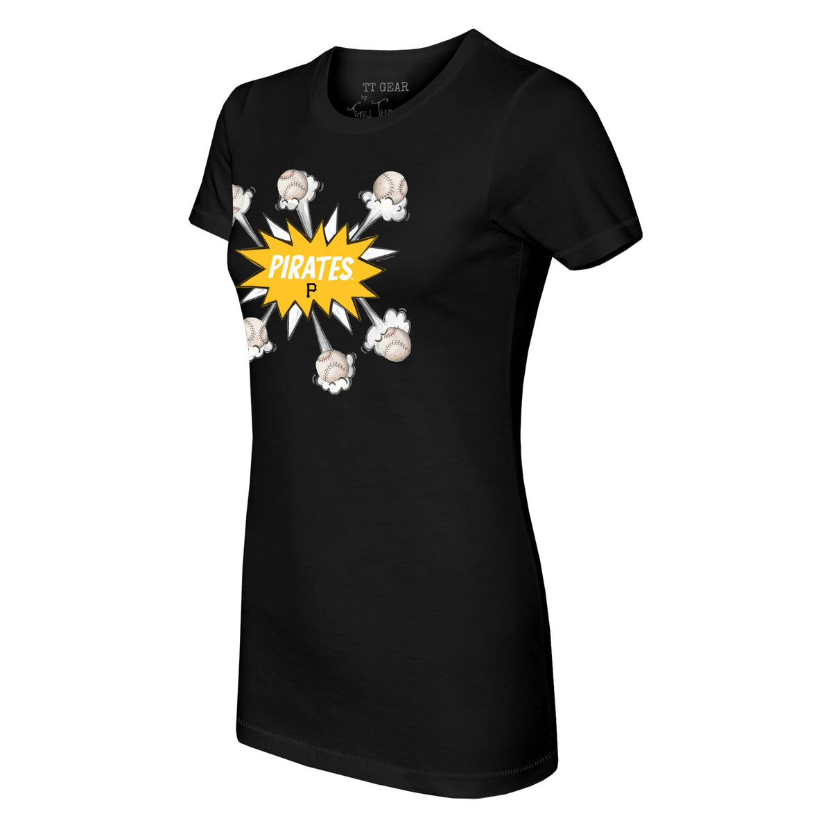 Pittsburgh Pirates Blooming Baseballs Tee Shirt