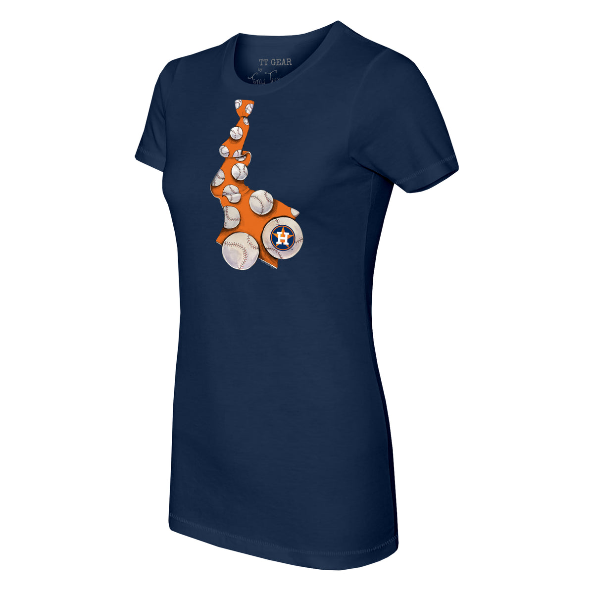 Women's Houston Skyline Astros Baseball Shirt — Trudy's Hallmark