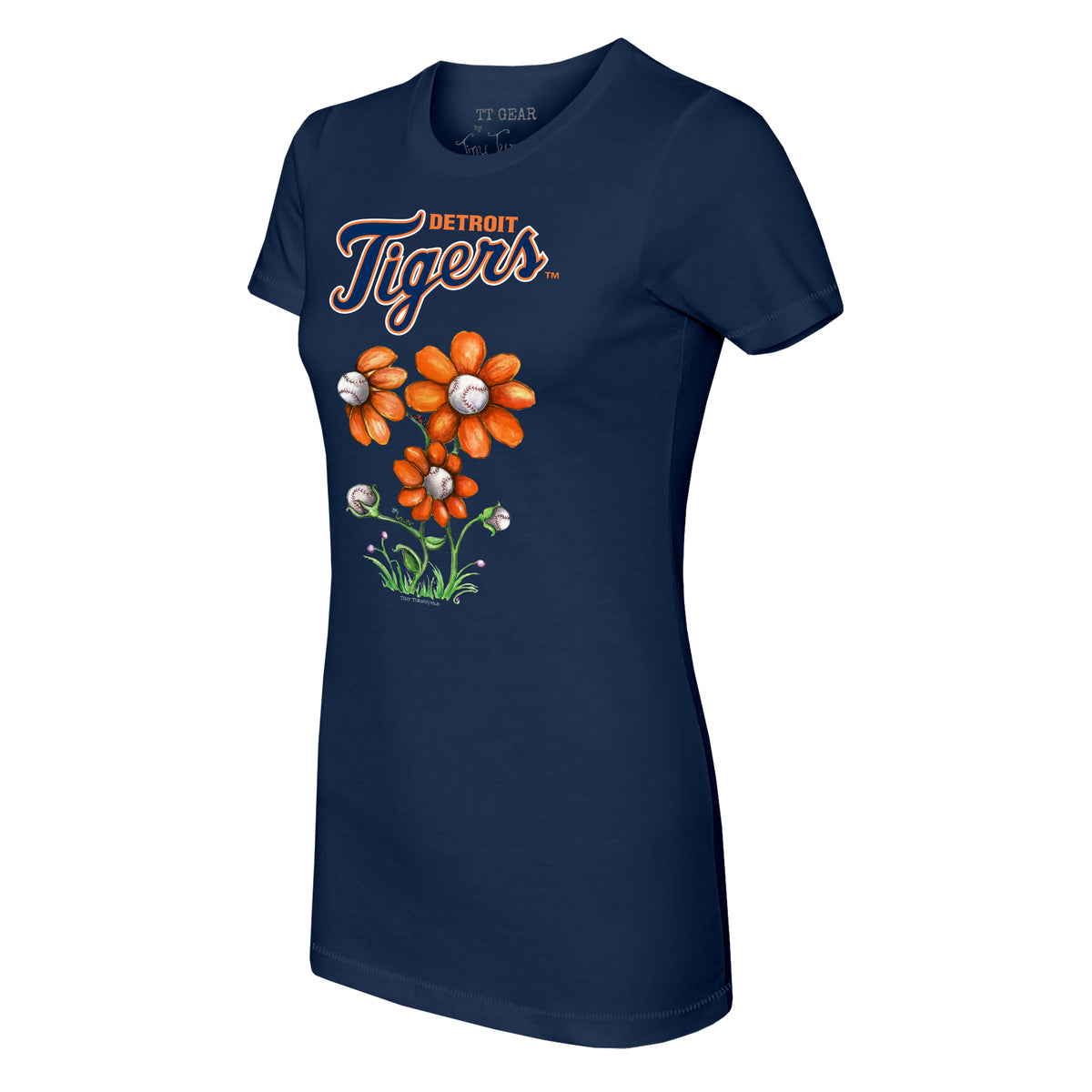 Detroit Tigers Baseball Pow Tee Shirt 12M / White